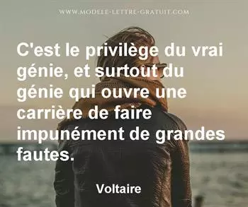 Citation de Voltaire