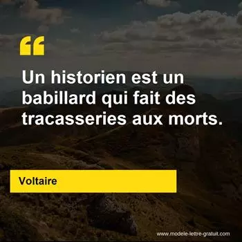 Citation Voltaire