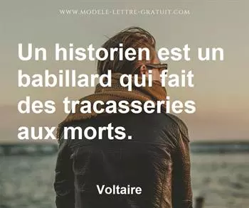 Citation de Voltaire