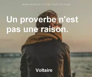 Citation de Voltaire