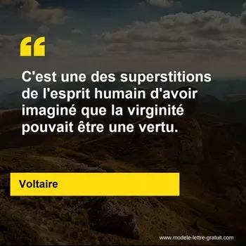 Citation Voltaire