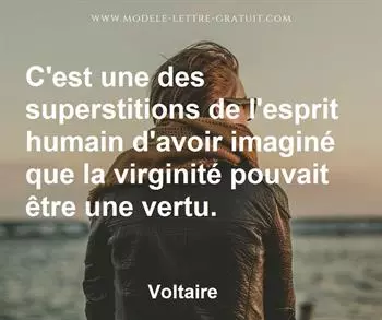 Citation de Voltaire