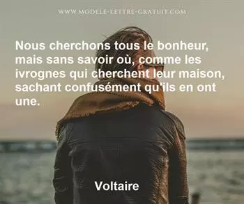 Citation de Voltaire