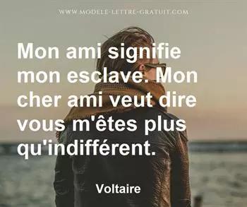 Citation de Voltaire