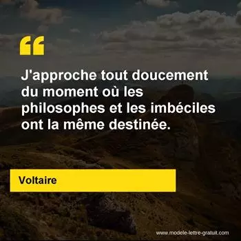 Citation Voltaire