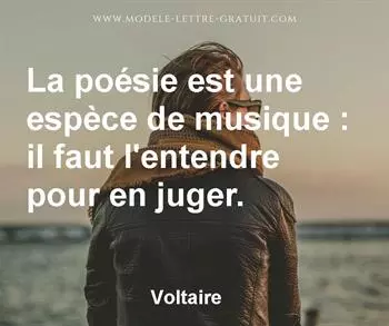 Citation de Voltaire