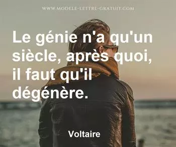 Citation de Voltaire