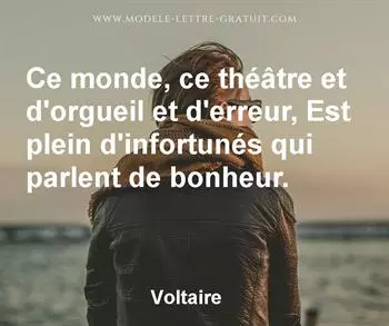 Citation de Voltaire