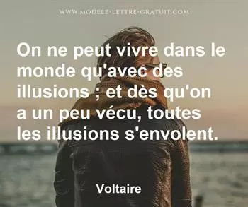 Citation de Voltaire