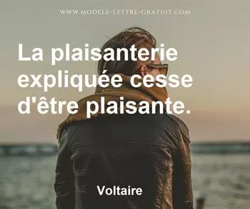 Citation de Voltaire