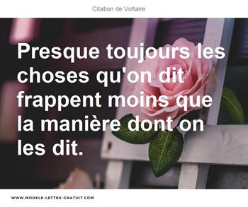 Citations Voltaire