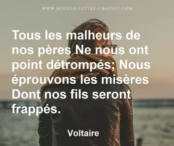Citation de Voltaire