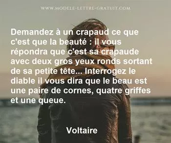 Citation de Voltaire