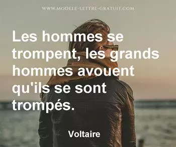 Citation de Voltaire