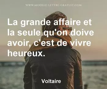 Citation de Voltaire