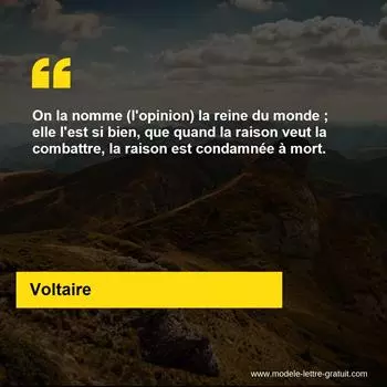 Citation Voltaire