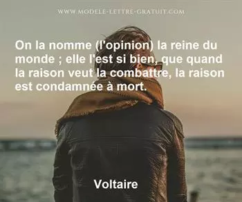 Citation de Voltaire