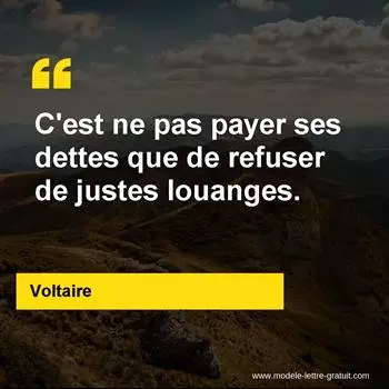 Citation Voltaire
