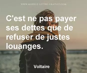 Citation de Voltaire
