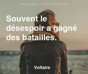 Citation de Voltaire