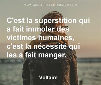 Citation de Voltaire