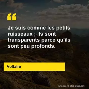Citation Voltaire