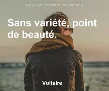 Citation de Voltaire