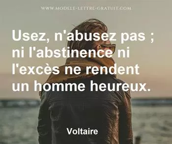 Citation de Voltaire