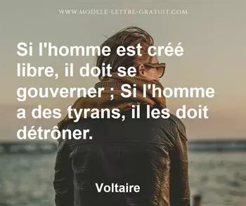 Citation de Voltaire