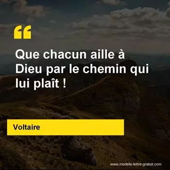 Citation Voltaire