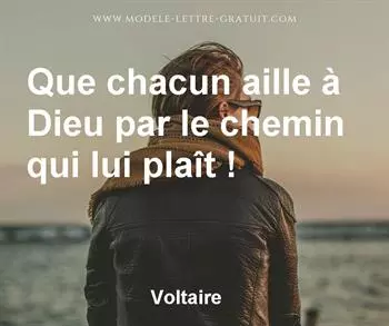 Citation de Voltaire