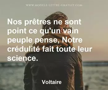 Citation de Voltaire