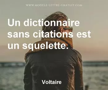 Citation de Voltaire