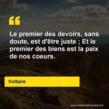 Citation Voltaire