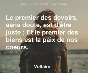 Citation de Voltaire