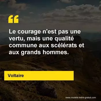 Citation Voltaire