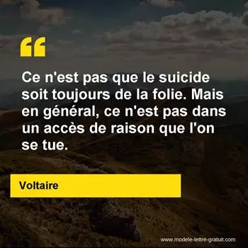 Citation Voltaire