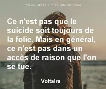 Citation de Voltaire