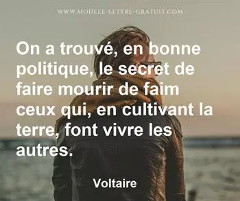 Citation de Voltaire