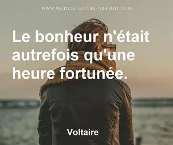 Citation de Voltaire