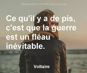 Citation de Voltaire
