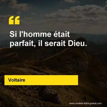 Citation Voltaire