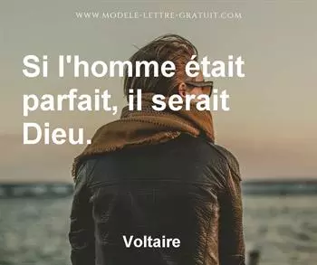 Citation de Voltaire