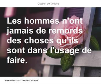 Citations Voltaire