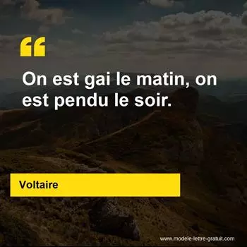 Citation Voltaire