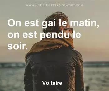 Citation de Voltaire