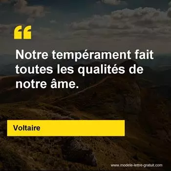 Citation Voltaire