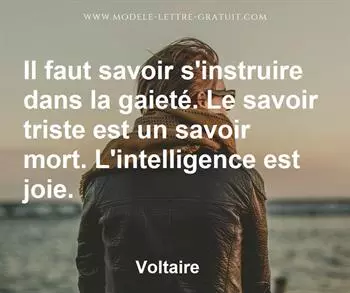 Citation de Voltaire