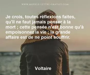 Citation de Voltaire