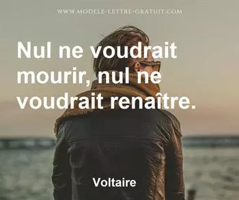 Citation de Voltaire